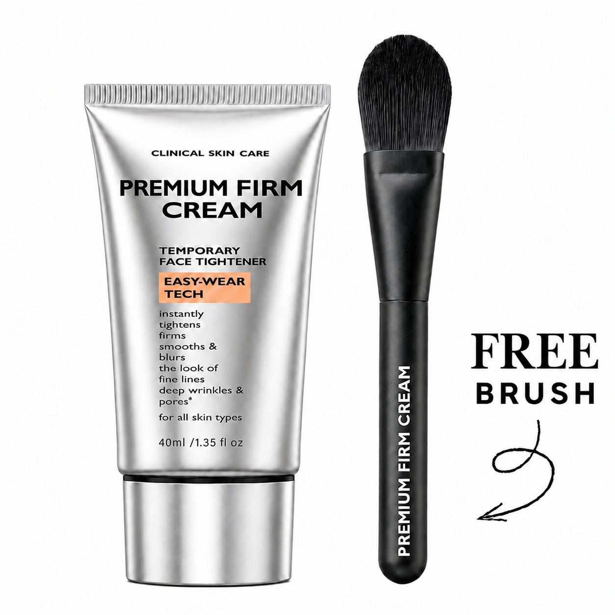 Instant Temporary Face Tightener, Tightens, Firms, & Blurs Wrinkles