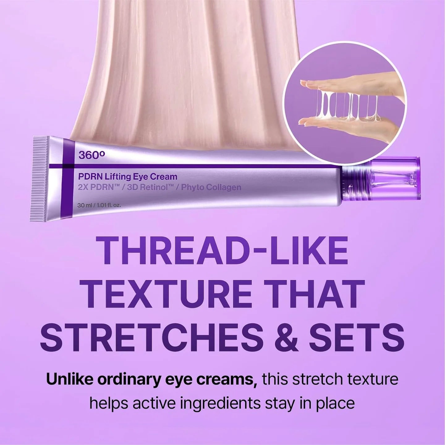 KURAIS 360° PDRN Lifting Eye Cream | Firming & Anti-Wrinkle Under-Eye Treatment (30ml)