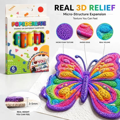 NESLEMY®  3D Relief Art Pen – Turn Flat Drawings Into Touchable 3D Art