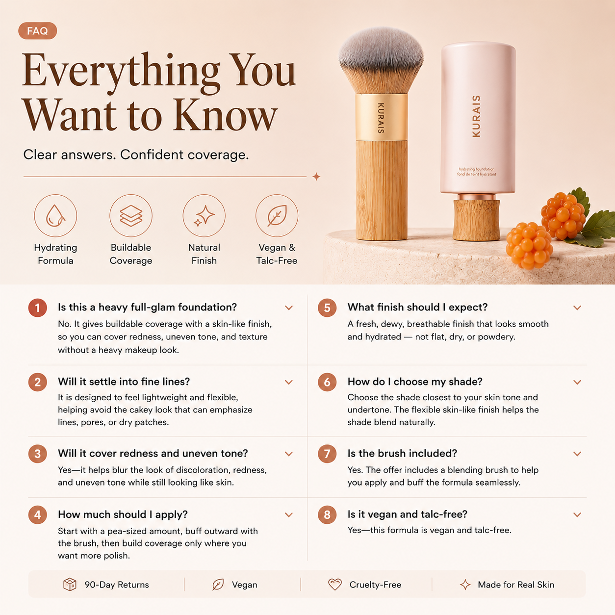 Timeless Hydrating Foundation - Instantly blurs, hydrates & smooths your skin