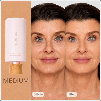 Limited Time BOGO Free🔥 Hydrating Foundation & Brush -  Instantly blurs, hydrates & smooths your skin