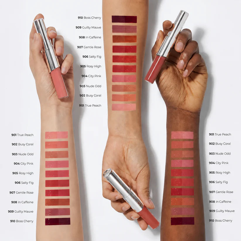 Perfect Twin Lip — Dual-Ended Liquid Lipstick with Velvet Matte Color and Glossy Shine