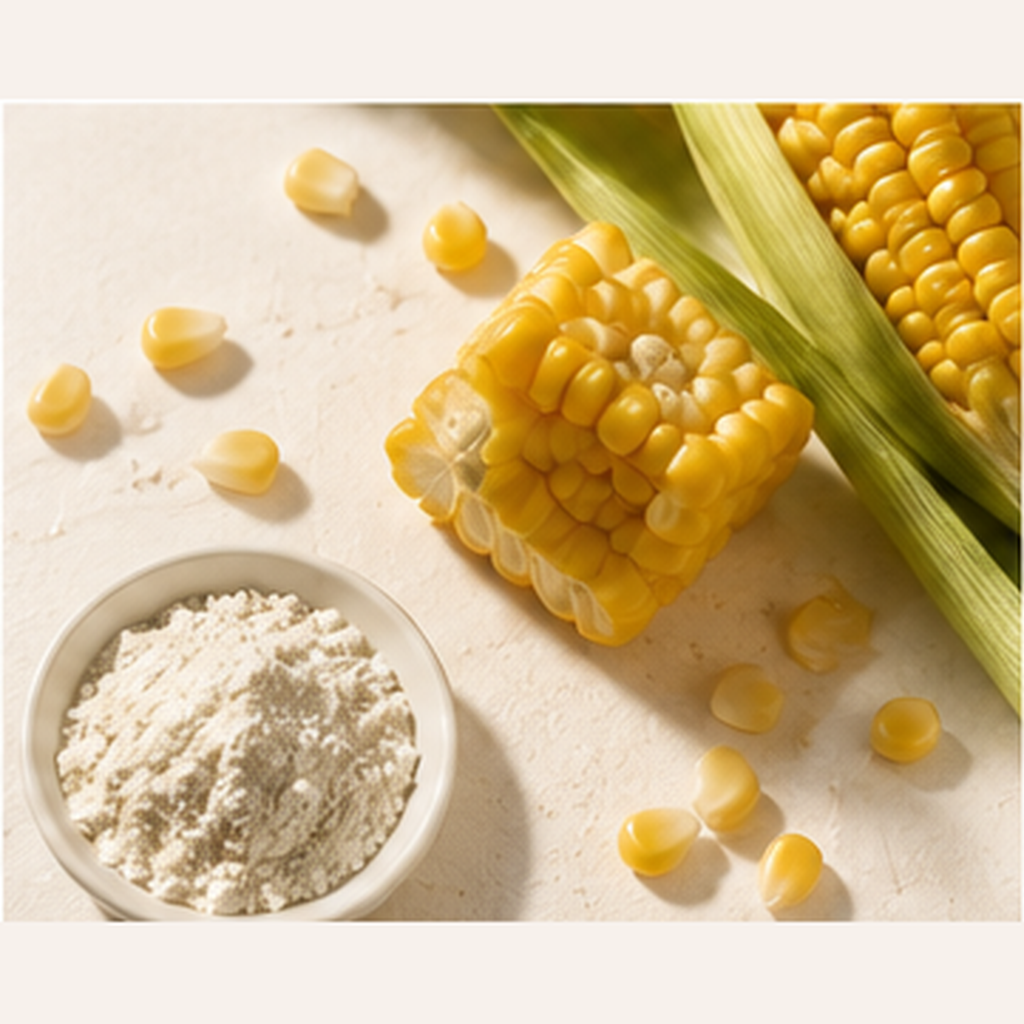 Minimal botanical beauty visual representing a gluten-free formula